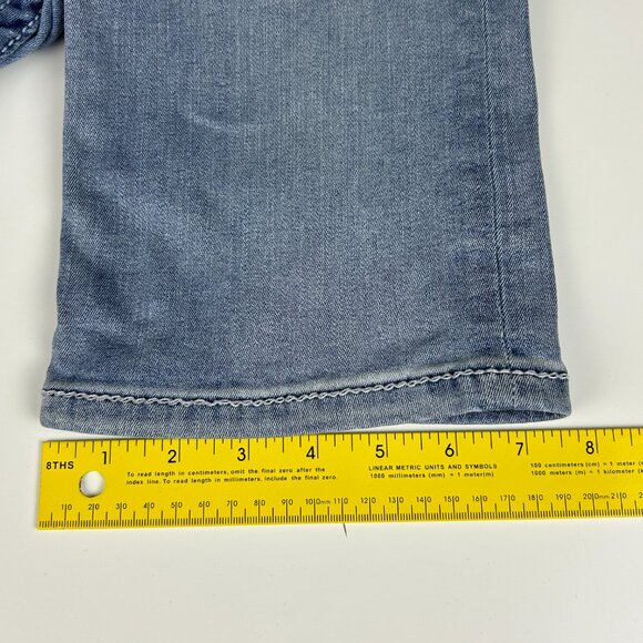 BKE Buckle Jeans Women‎ 32x30.5 Sabrina Blue Stretch Low-Rise Straight Leg Denim - Picture 11 of 14